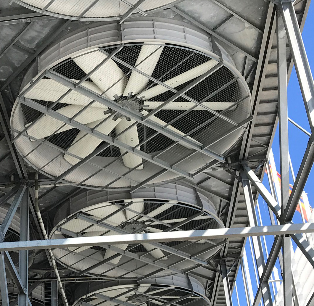 D Series fan installed in a real cooling installation