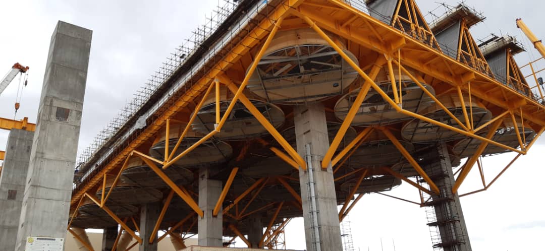Field-erected cooling tower · West Africa